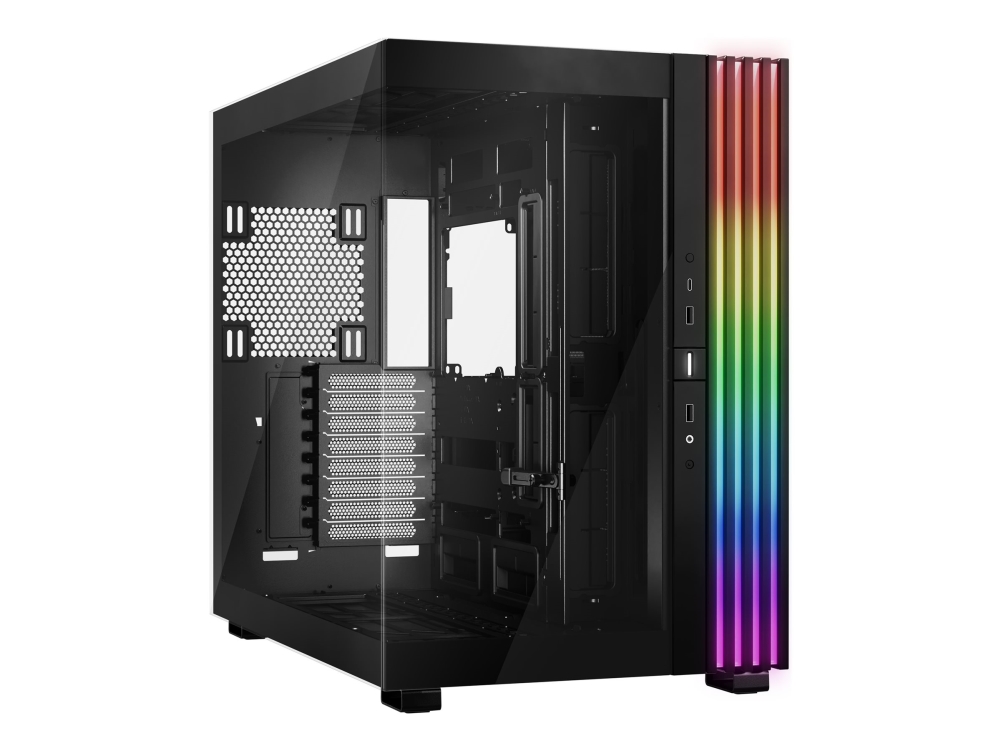 be quiet! Light Base 900 DX - FT - utökad ATX - genomskinlig sidopanel (glas) - ingen strömförsörjning (ATX / PS/2) - svart - USB/ljud | Datorkomponenter - Datorchassin & Tilbeör | GameStuff