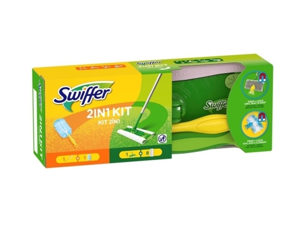 Kit 2In1 Floor And Dust Broom Swiffer