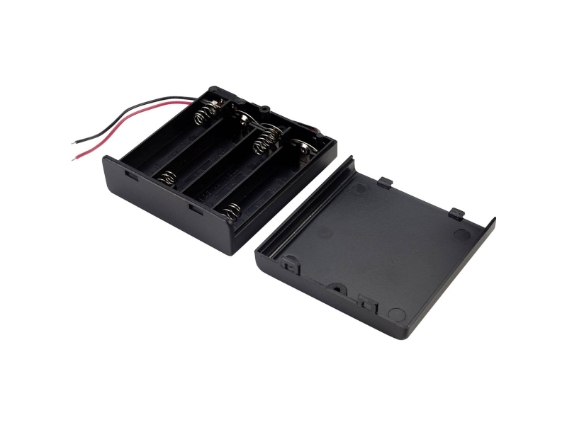 Conrad SBH341-1AS, AA, Svart, 1 styck | EL Artiklar - Batteri - Batteritestare & Tillbehör | GameStuff