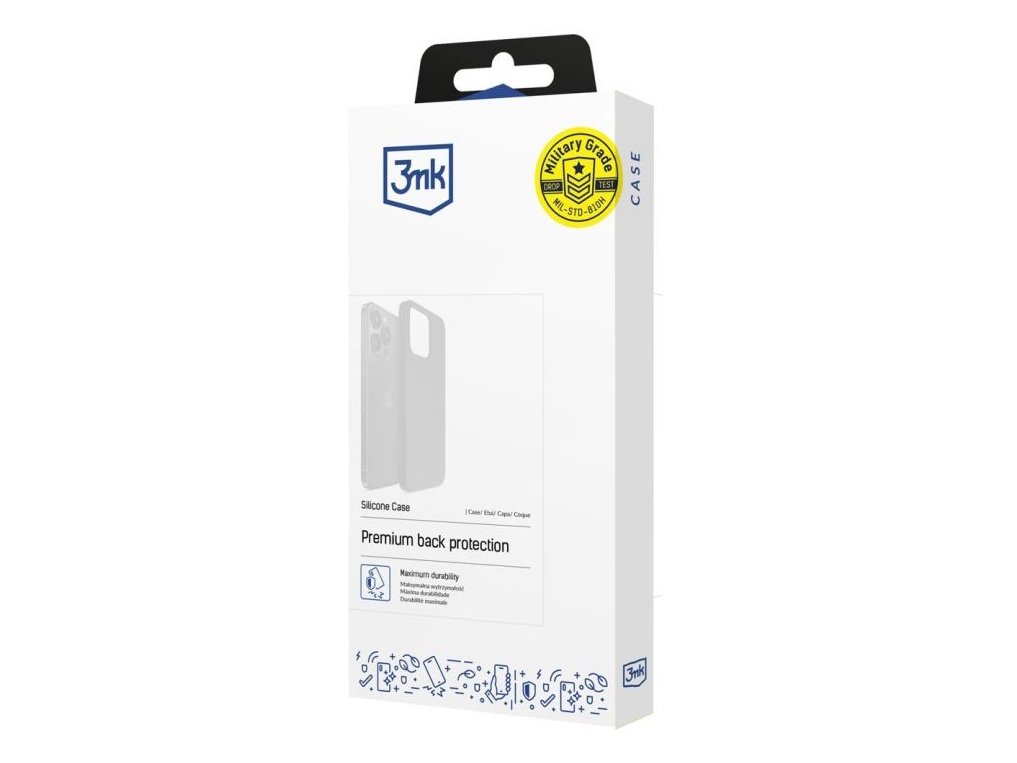 3Mk Silikonhülle Für Iphone 16 Plus 6,7" Dunkelblau/Dunkelmarine