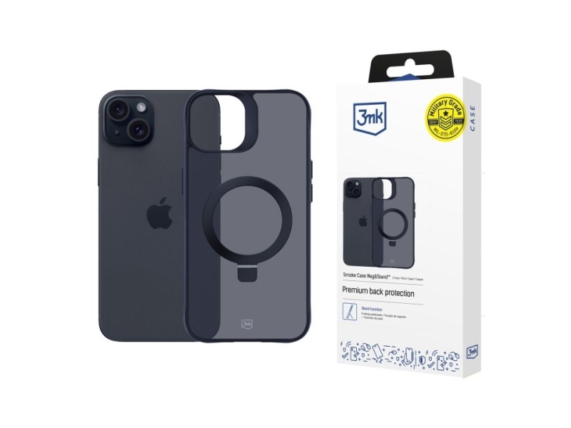 3Mk 5903108597241, Cover, Apple, Iphone 16 Pro, 16 Cm (6.3"), Translucent, Black