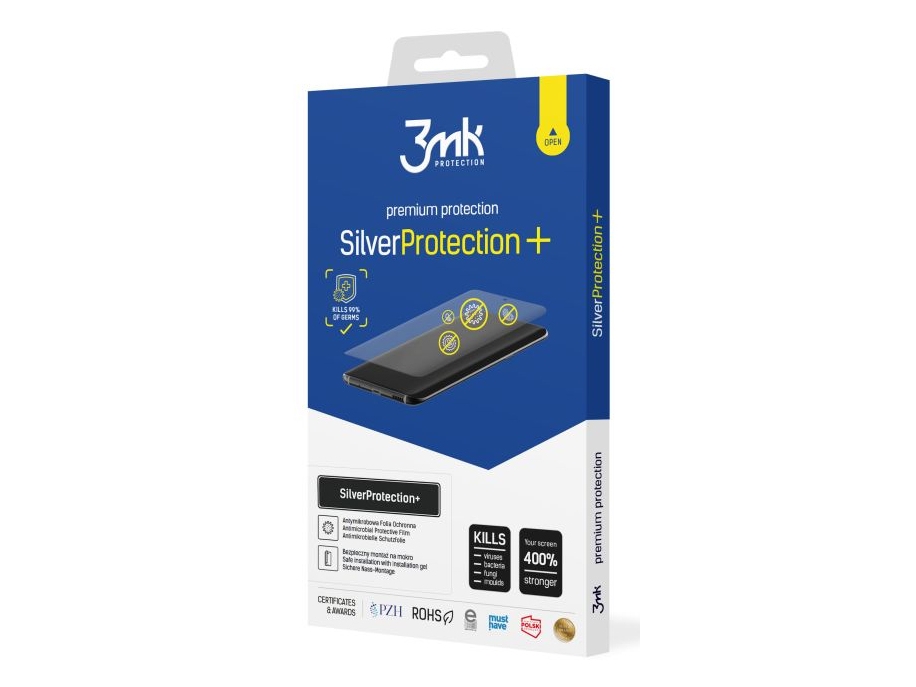 3mk Silverprotection Samsung Galaxy S25 Antibakteriell Slagtålig Reptålig Transparent 1 Styck