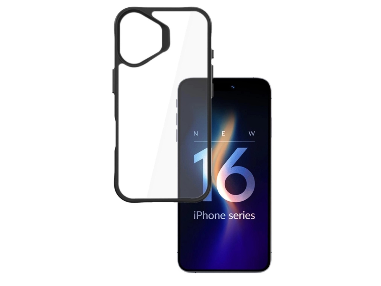 3Mk Satin Armor Case, Cover, Apple, Iphone 16, 15.5 Cm (6.1"), Transparent