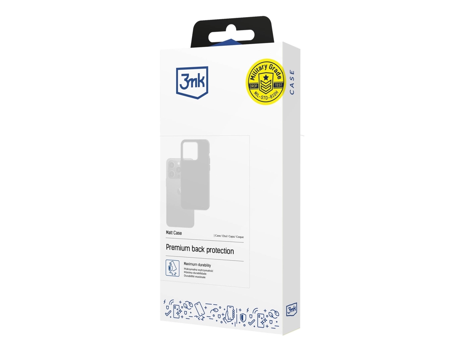 Handy-Rückseite 3Mk Xiaomi 14T, Mattschwarz