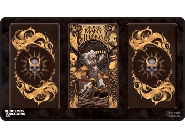 Ultra-Pro Ultra Pro: Dungeons & Dragons - The Deck of Many Things - Black Stitched Playmat - Alternative Cover | Leksaker - Spel - TCG tilbehör | GameStuff