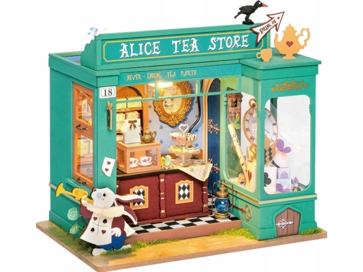 Teka Folding Wooden Led Model Tea House Alice