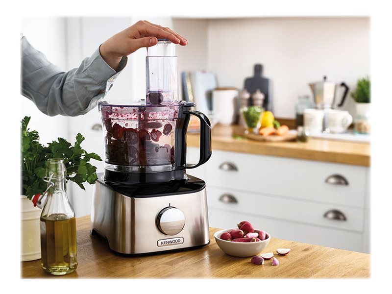 Kenwood Multipro Compact FDM307SS - Matberedare - 800 W - rostfritt stål | Köksapparater - Köksmaskiner - Matberedare | GameStuff