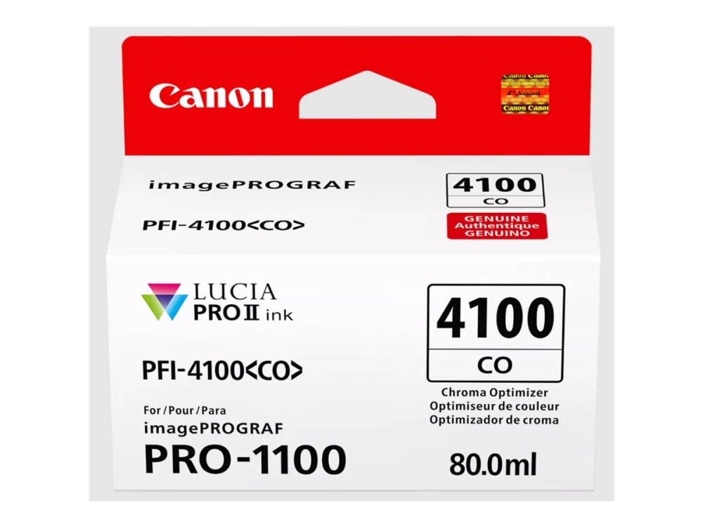 Canon PFI-4100 CO - 80 ml - kromoptimerare - original - hängande låda - bläcktank - för imagePROGRAF PRO-1100 | Skrivare - Bläck, toner & förbrukningsvaror - Bläck | GameStuff