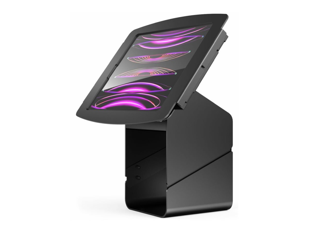 Compulocks Ipad Pro 6th Gen Space Enclosure Tablet Printer Kiosk Stativ Kioskstil For Printer Tablet Sort Monteringsgrænseflade: