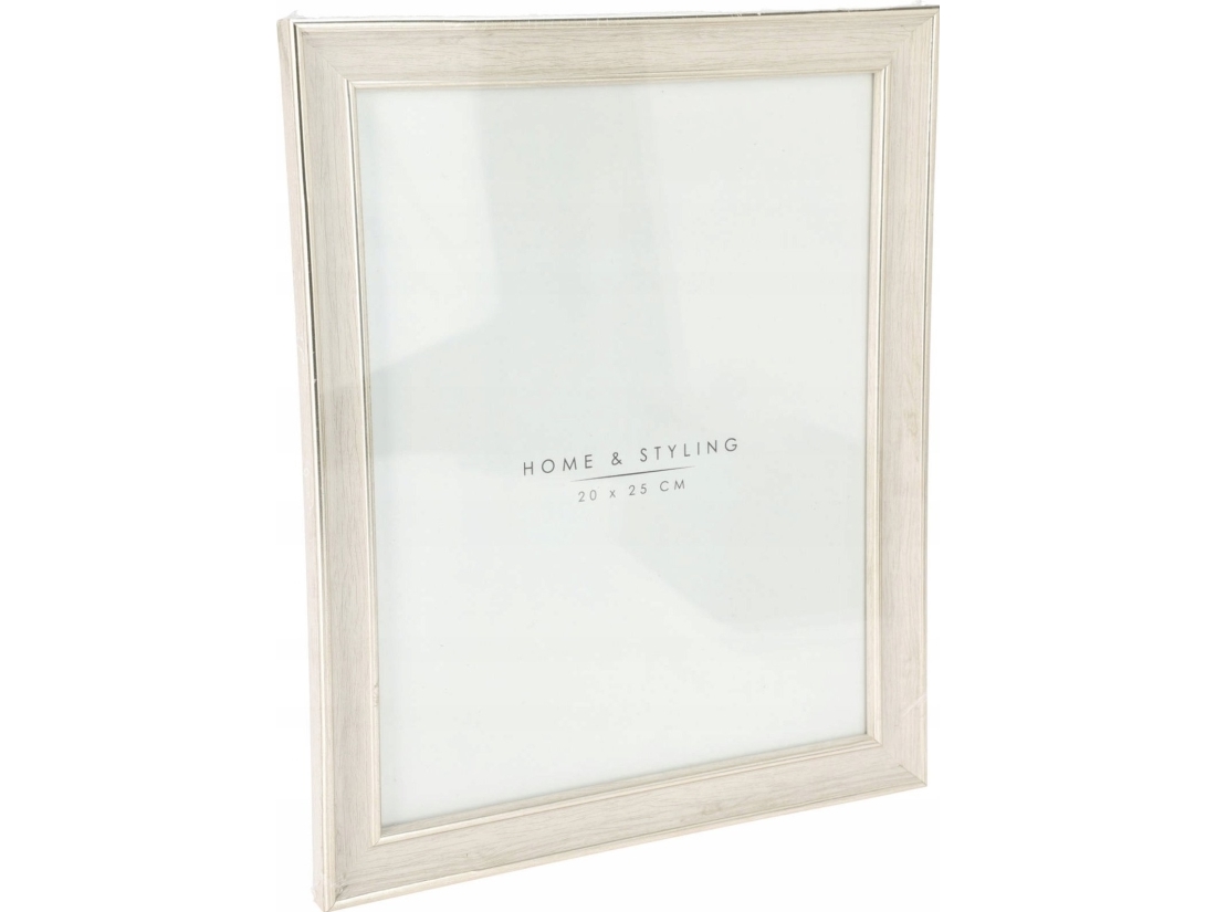 Home Styling Collection Fotorahmen, Holzimitat Gebleicht, 24 X 29 Cm