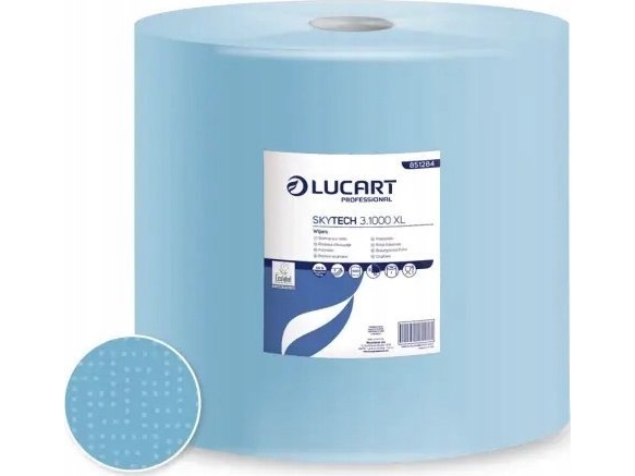Lucart Skytech 3.1000 XL - rengöringsduk i rulle, 3-lagers, 360 m, wellpapper (makulatur) | Rengöring - Utrustning - Skrapor & Kvastar | GameStuff