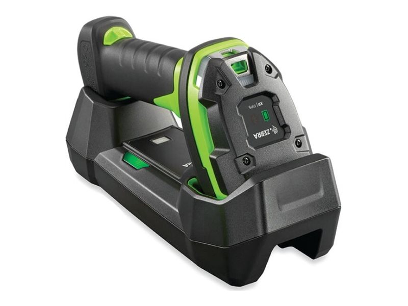 Zebra Ds3678-Xr, Handheld Bar Code Reader, 1D/2D, Optical, Wired, Usb, Green, Black
