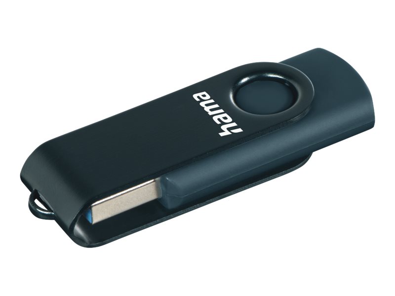 Hama "Rotate" - Usb Flashdrive - 128 Gb - Usb 3.0 - Petrol Blå