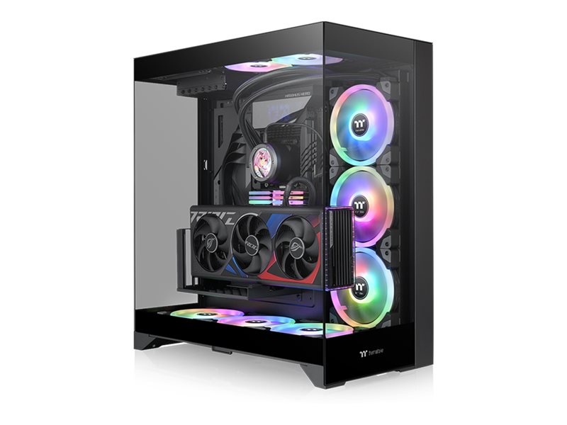 Thermaltake Cte E550 Tg, Midi Tower, Pc, Schwarz, Atx, Eatx, Micro Atx, Mini-Itx, Spcc, Gaming