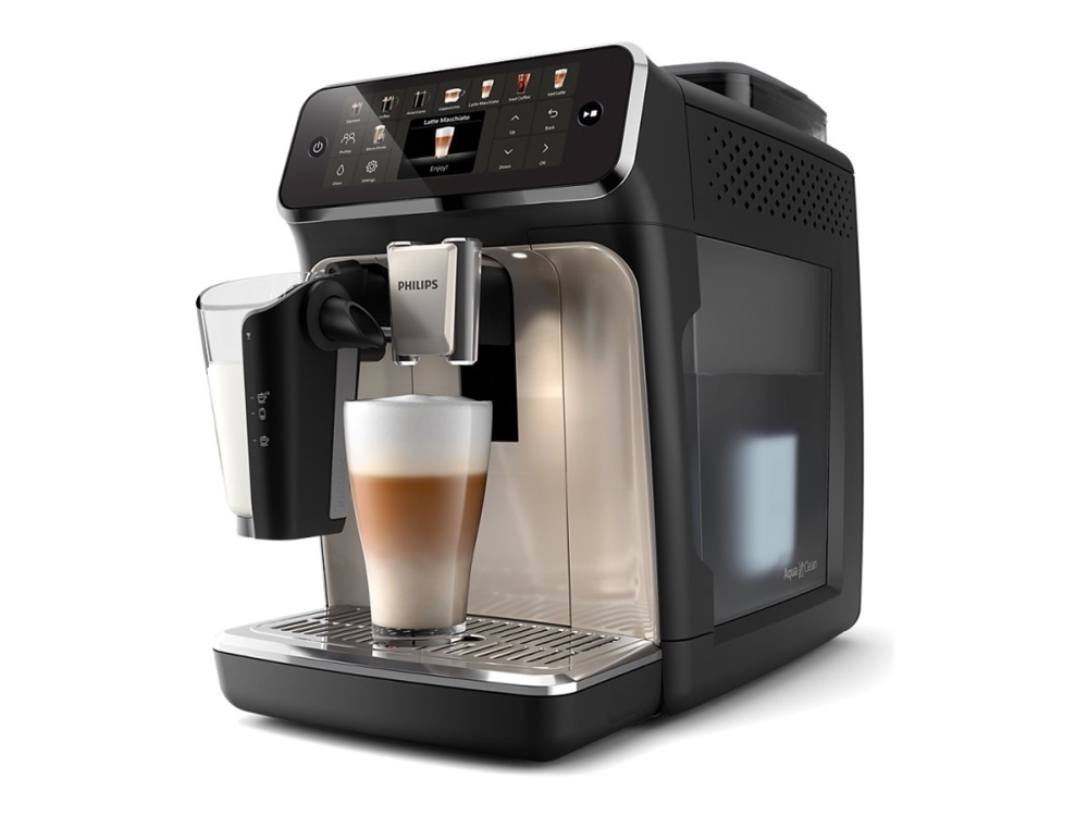 Philips 5500 series EP5547 - Automatisk kaffekokare med cappuccinatore - 15 bar - svart/kromad