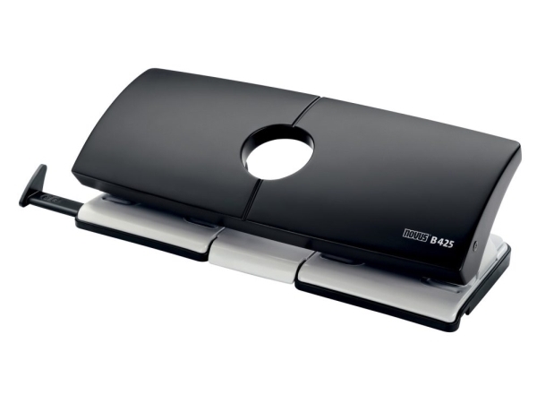 Novus B 425, 25 ark, Svart, Grå, Metall, 8 cm, 5,5 mm, 1,2 kg | Kontorsmaterial - Hålslagare - 2 Hålslagare | GameStuff