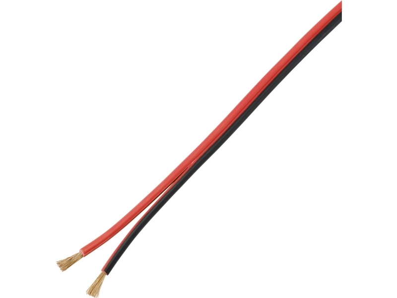 Tru Components Tc-9202508 Lautsprecherkabel 2 X 2,50 Mm² Schwarz-Rot 100 M