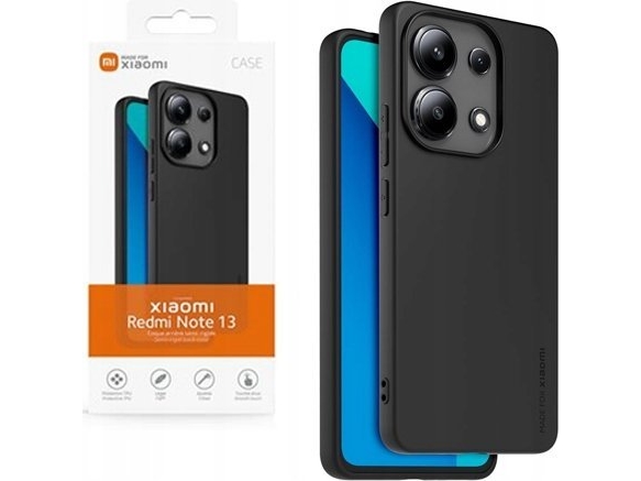 Tillverkad För Xiaomi Tpu Skydd För Xiaomi Redmi Note 13 4g Telefonfodral Svart