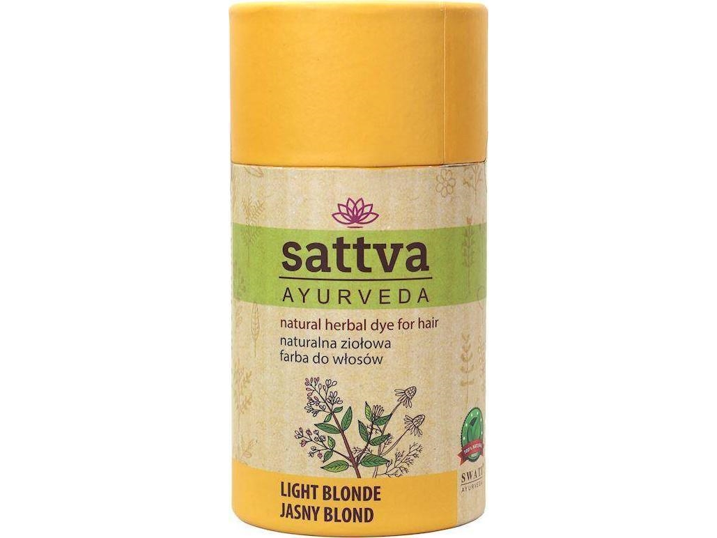 Sattva Natural Hair Color Henna For Allergies Organic Plant-Based Hair Dye