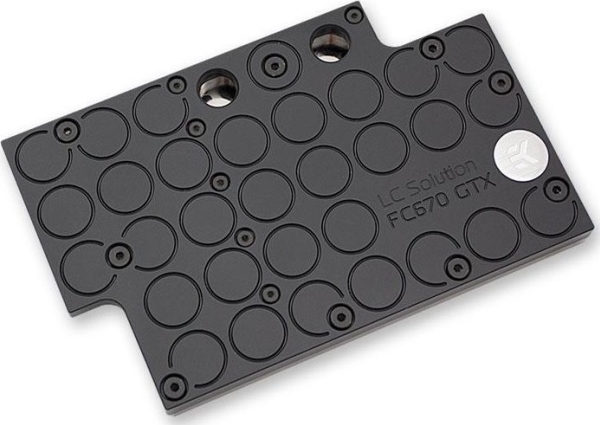 Ek Water Blocks 3831109856512, Kobber, Nikkel, Sort