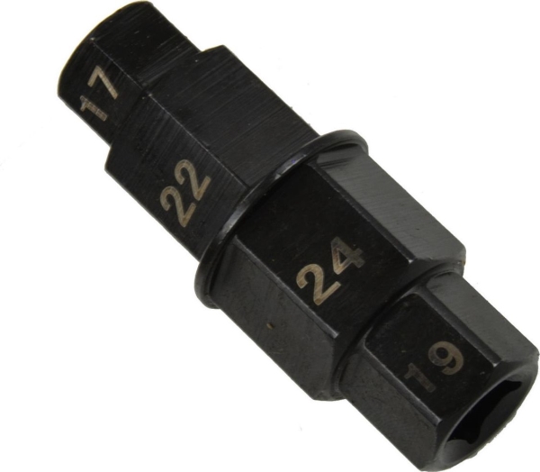 GEKO topnøgle til forreste hjulnav 17mm*19mm*22mm*24mm (100)