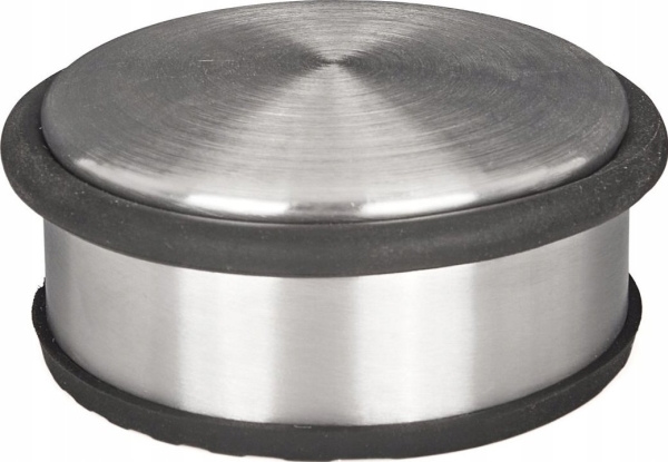 Türstopper Für Freistehende Tür – Niedrig (Gebürstetes Nickel) (12)