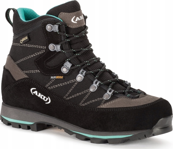 Buty trekkingowe damskie Aku WS TREKKER LITE III WIDE GTX, black/ mint, 39.5 | Sport & Träning - Skor - Vandringsskor | GameStuff