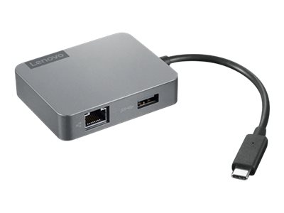 Lenovo Usb C Travel Gen2 Hubb 1 X Vga 1 X Hdmi 1 X 1gb Ethernet 1 X Superspeed Usb Skrivbordsmodell För Thinkcentre M75t Gen 2 Thinkpa