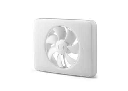 Fresh Ventilator Intellivent 2.0, Weiß Mit Mehreren Funktionen Zur Zeit-, Geschwindigkeits- Und Luftfeuchtigkeitssteuerung. Max. 134 M³/H, Ø100/125