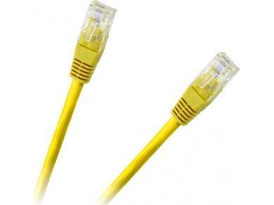 Lp Kpo2778e-1.0 Patchcord Kabel Utp 8C Wtyk-Wtyk 1.0M Cca Żółty Cat.6E