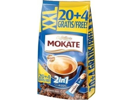 Mokate Mokate XXL 2in1 miks kawowy 20 + 4 sztuki GRATIS [108|70]