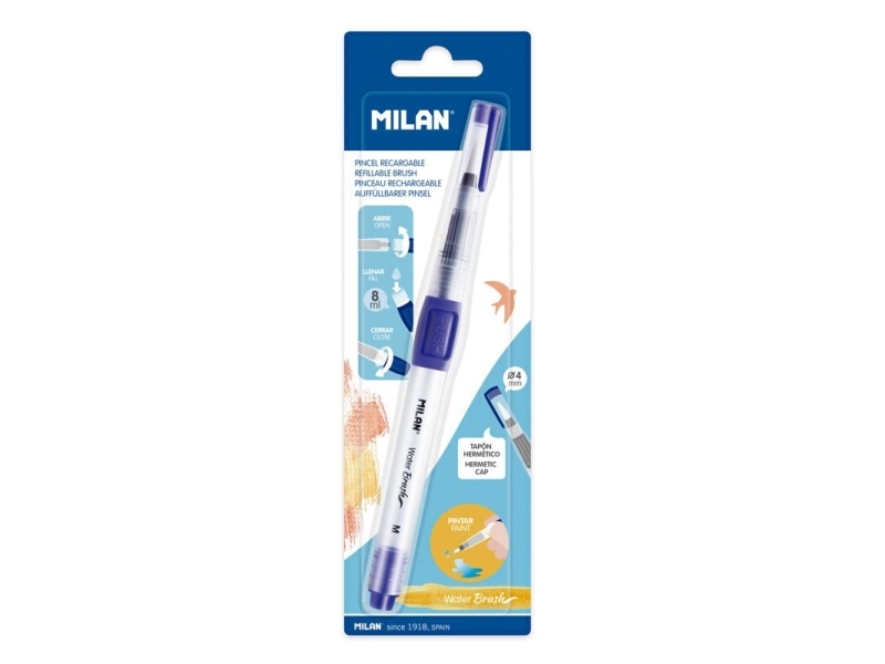 Milan Bwm10351, White, Single Water Brush, 1 Pc(S)