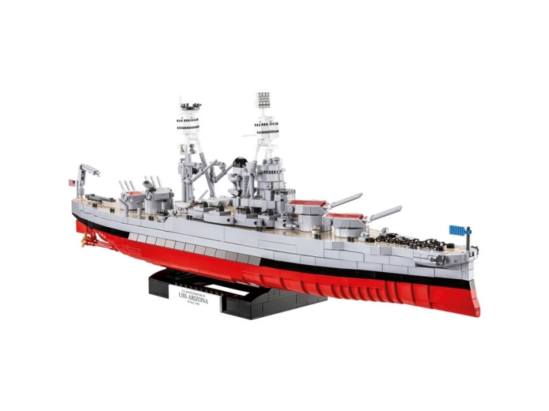 COBI USS Arizona (BB-39), Byggsats, 10 År, 2046 styck | Leksaker - Konstruktions leksaker - Plastik konstruktion | GameStuff