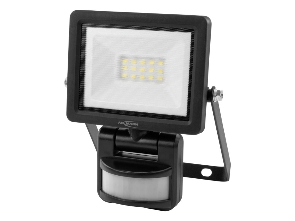 Ansmann Wfl10w-S, 10 W, Led, Ip65, Sort, Wall Mount Work Light