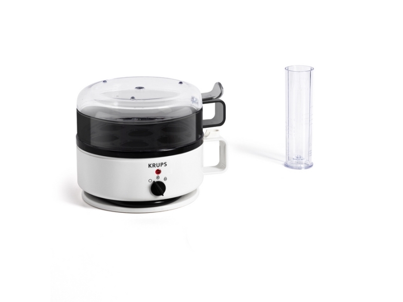 Krups EG 230115, 7 egg, Plast, Rotasjon, Hvit, 187 mm, 134 mm