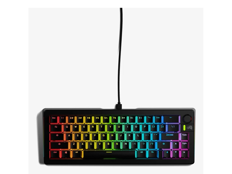 Klawiatura Glorious Glorious Gmmk 100 Custom Gaming Tastatur Pre Built Ansi Fox Switches Schwarz
