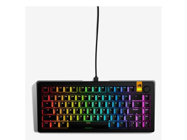 Glorious Pc Gaming Race Gmmk 3 He Prebuilt Ledningsført Usb Mekanisk Qwerty Rgb Led Sort