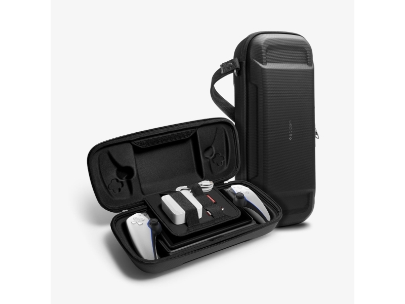 Spigen Rugged Armor Pro Playstation Portal Black Black Afa07236