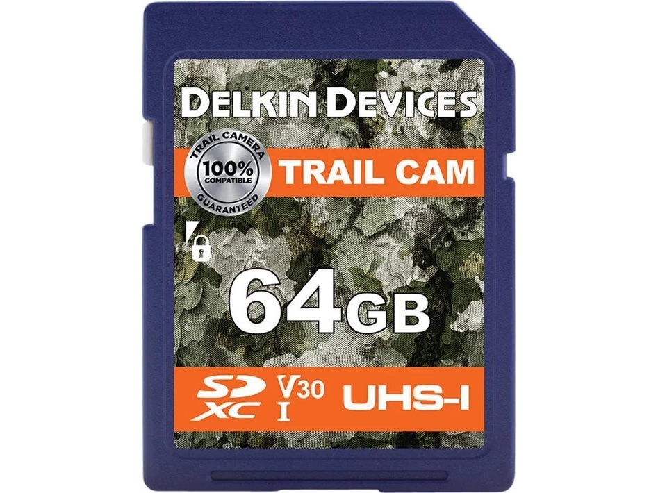 Delkin Trail Cam Sdxc 64 Gb Klass 10 Uhs I V30 Kort Ddsdtrl 64gb