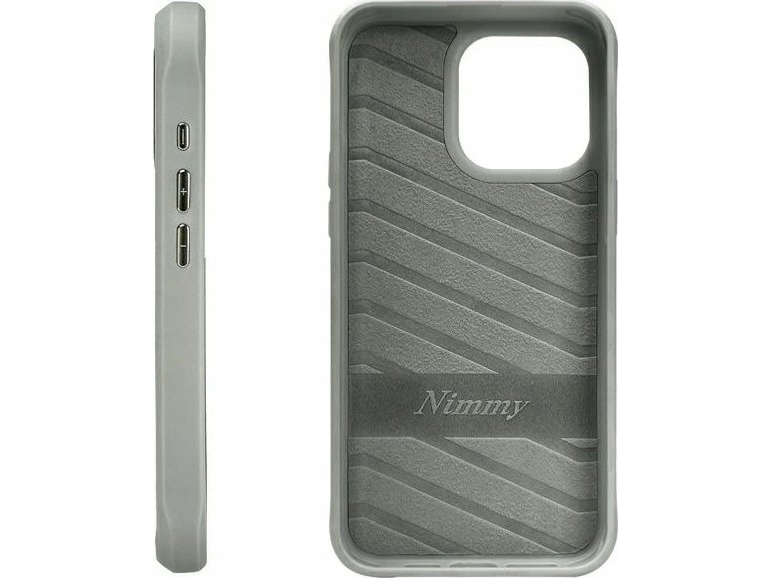 Nimmy Iphone 15 Pro Max 6.7" Case Gray/Grey Glasses Cool Cat