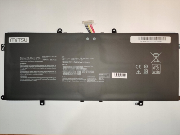 Battery C41n1904 For Asus Ux325ja Ux325ea Ux363ea Um425ia Ux425ja 4347 Mah 67 Wh 15.48v