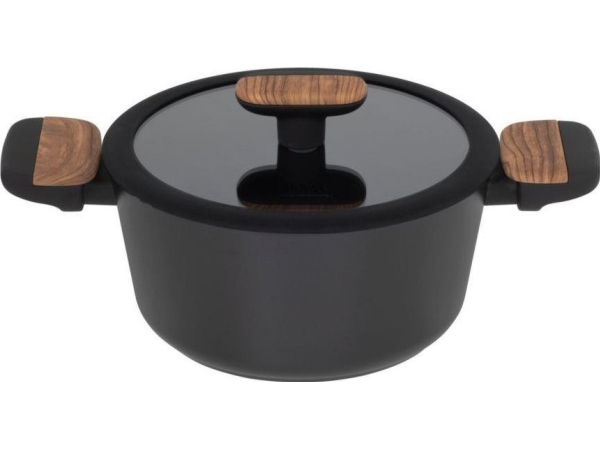 Resto Kitchenware Mon 2.6 L Round Black, Wood