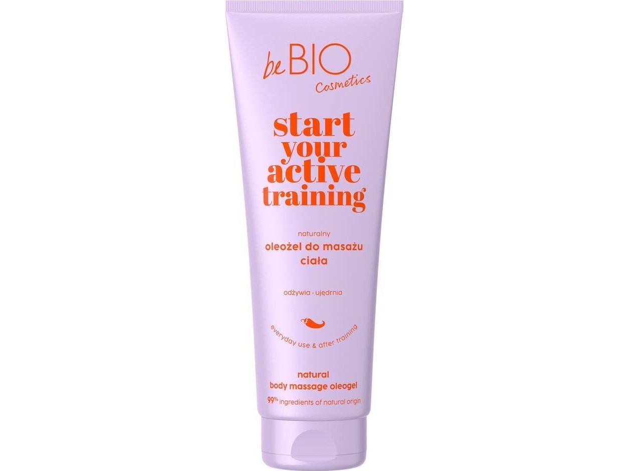 Bebio Start Your Active Training Naturlig Oleożel Do Masażu Ciała 250Ml