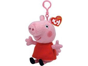 Meteor Maskottchen Beanie Babies Lic Clip Peppa Pig Fob (8421461318)
