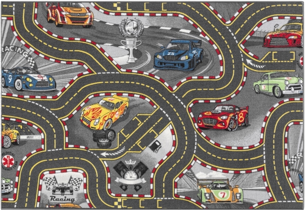 Fußmatten Fürs Auto "Racers" 95 X 133 Cm, Anthrazit