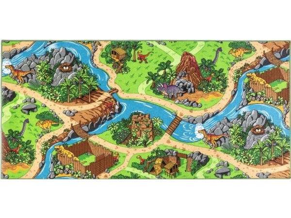 Bil Legetæppe ''Dino World'' 95 X 200 Cm
