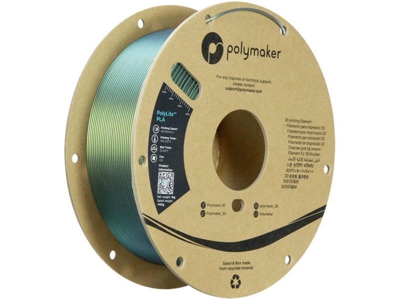 Poly Filament Polymaker Panchroma Starlight Pla 1,75 Mm 1 Kg – Aurora