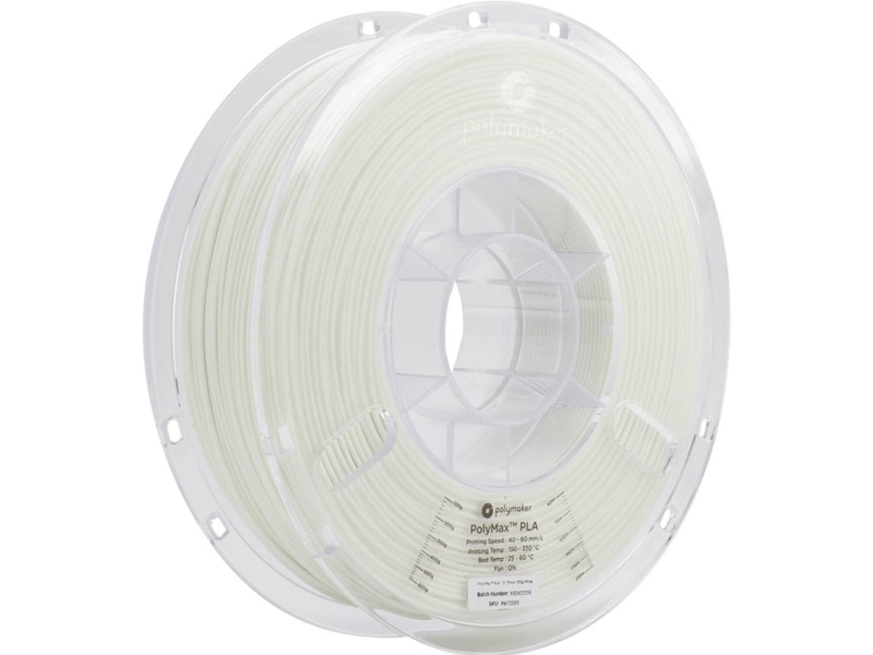 Poly Filament Polymaker Polymax Tough Pla 1,75Mm 0,75Kg - Hvid