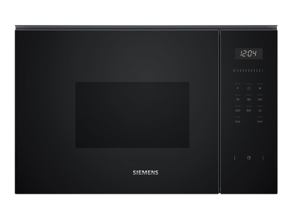 Siemens iQ500 -integroitava mikroaaltouuni - musta