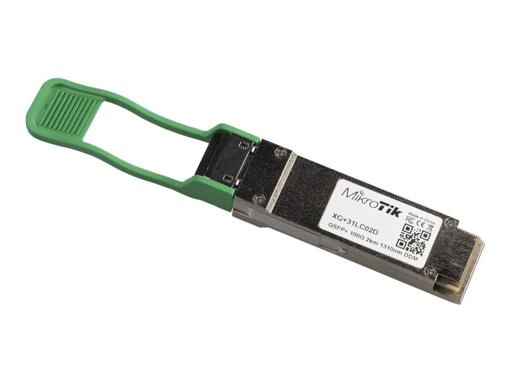 Mikrotik Xq+31Lc02d, Faseroptik, 100000 Mbit/S, Qsfp28, Lc (Upc), 10000 M, 1331 Nm